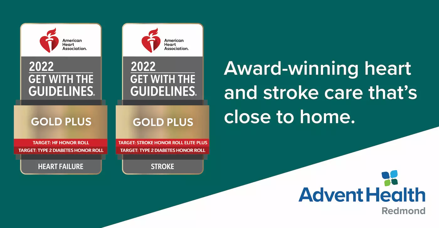 AdventHealth Redmond Get With The Guidelines Awards