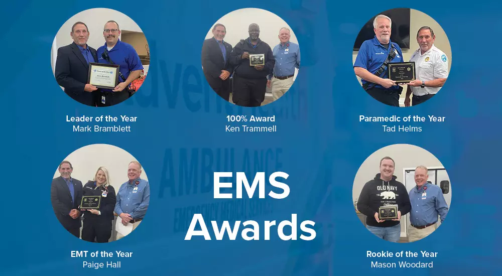 The EMS Team was awarded on Dec. 1, 2022