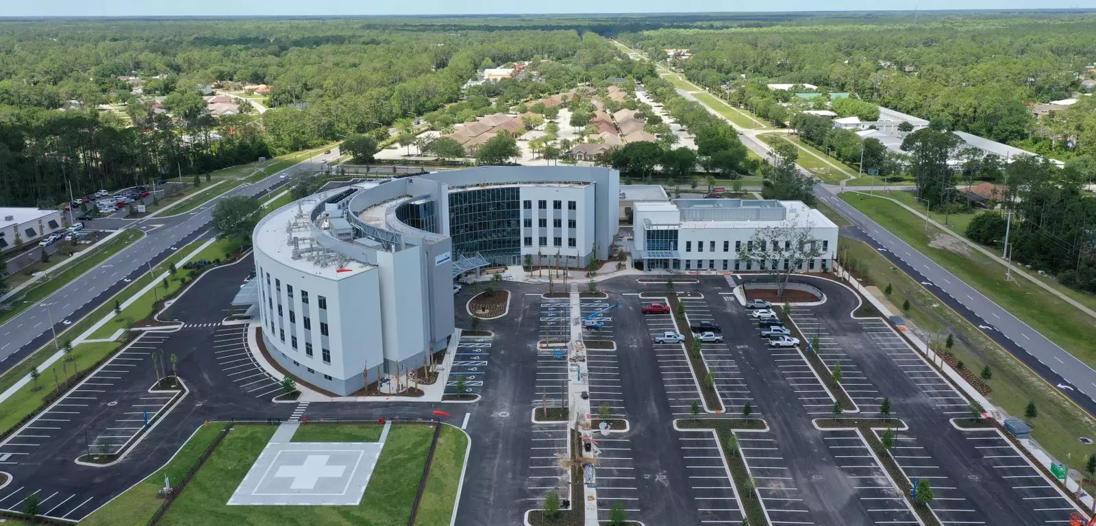 Drone Photo of AdventHealth Palm Coast Parkway hospital
