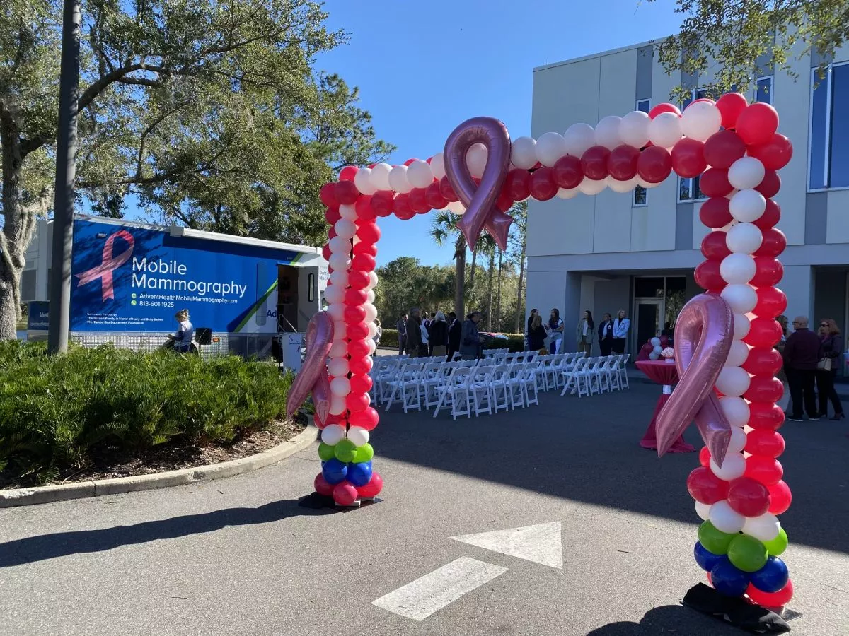 Ribbon Cutting Mammo Bus at New Tampa Care Pavilion