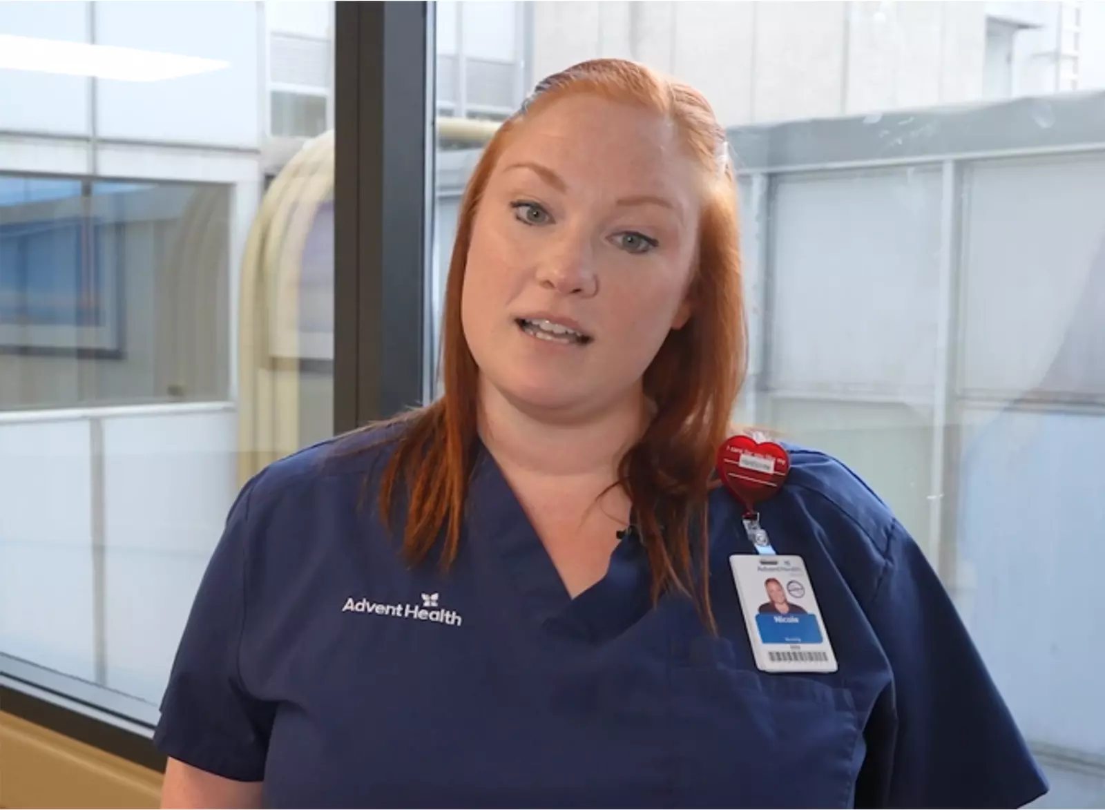 Nicole Horochowski, an ICU nurse at AdventHealth Orlando.