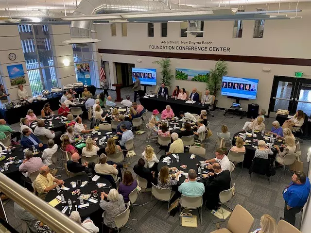 More than 80 community members attended this event to hear hospital executives discuss recent advancements, community investments and future plans.
