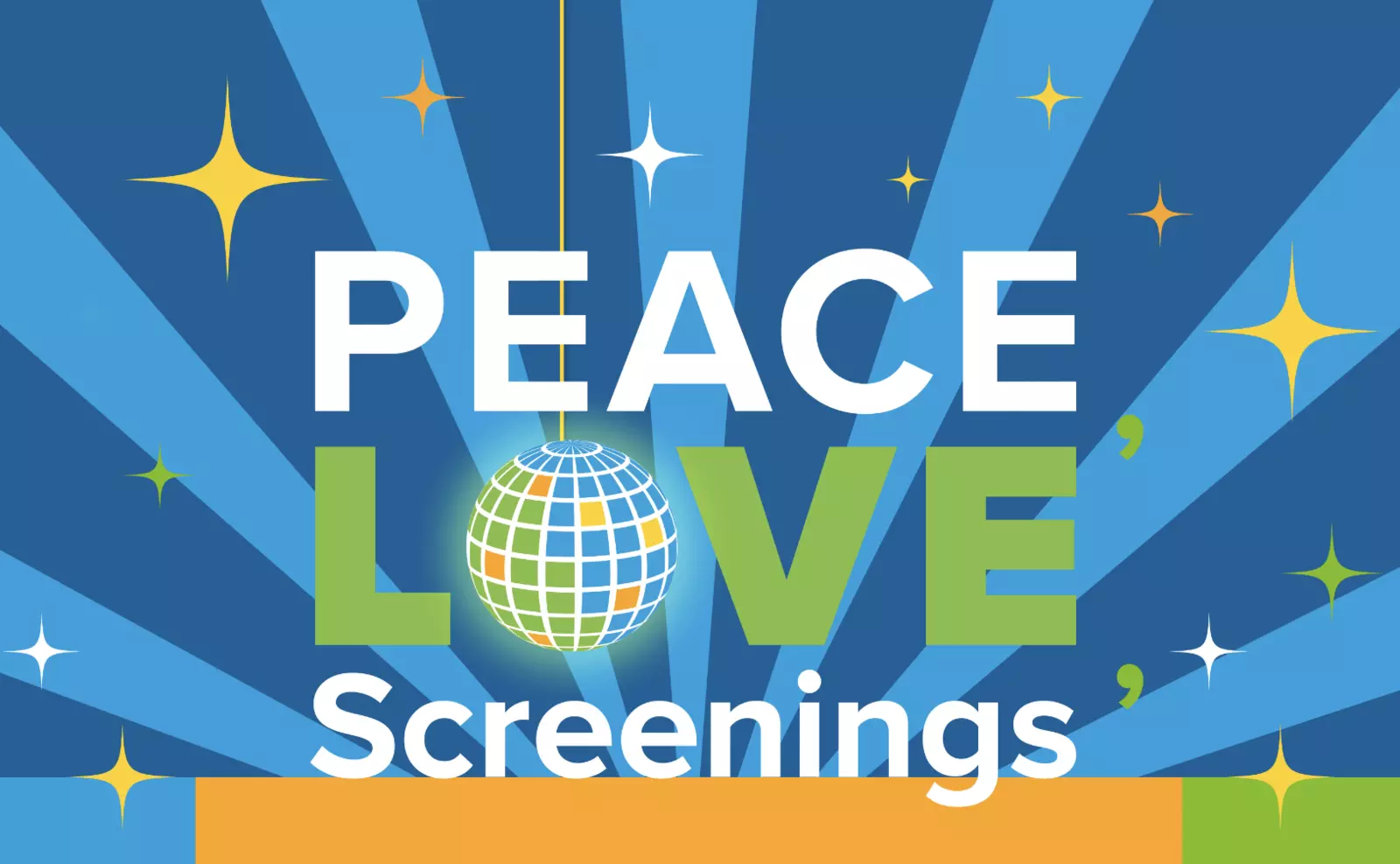 Peace Love Screenings Graphic