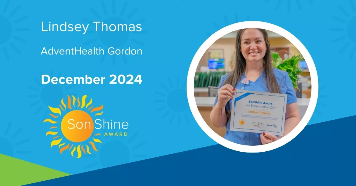 Lindsey Thomas - SonShine Award