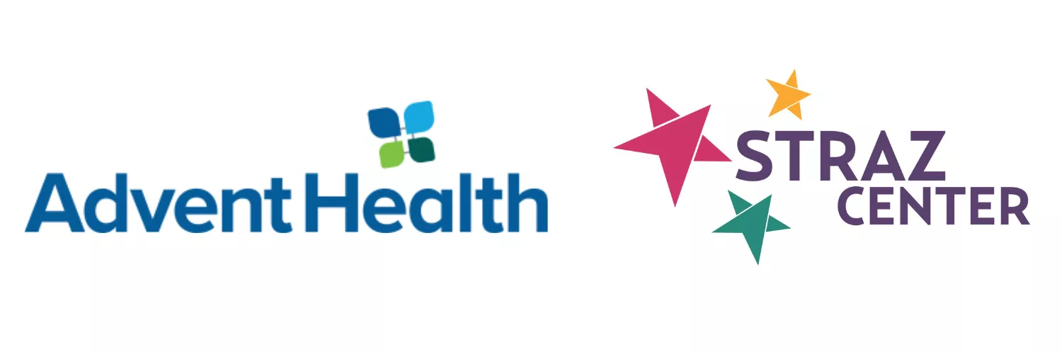 AdventHealth and Straz Center Logo