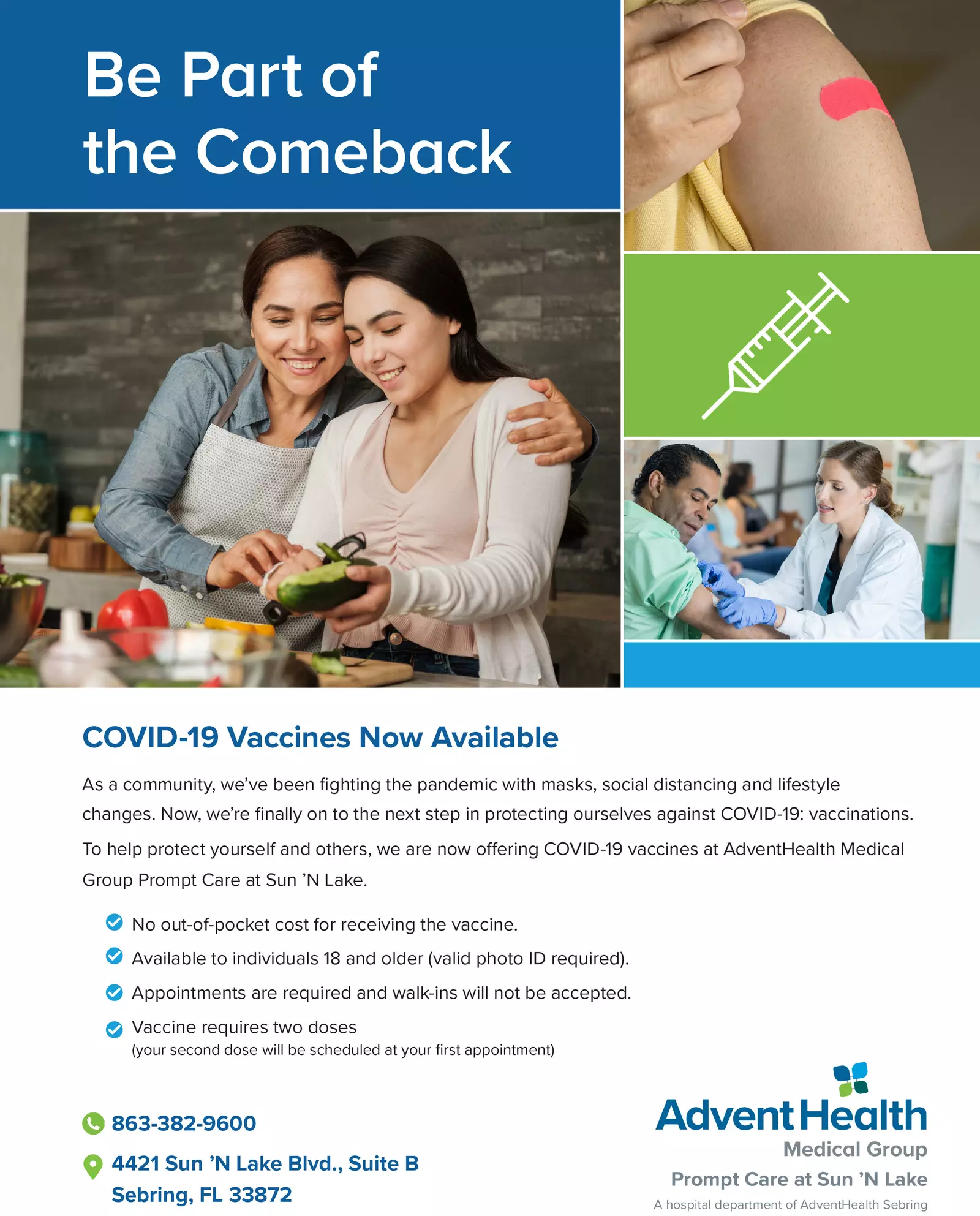 Flyer for Covid-19 Vaccines