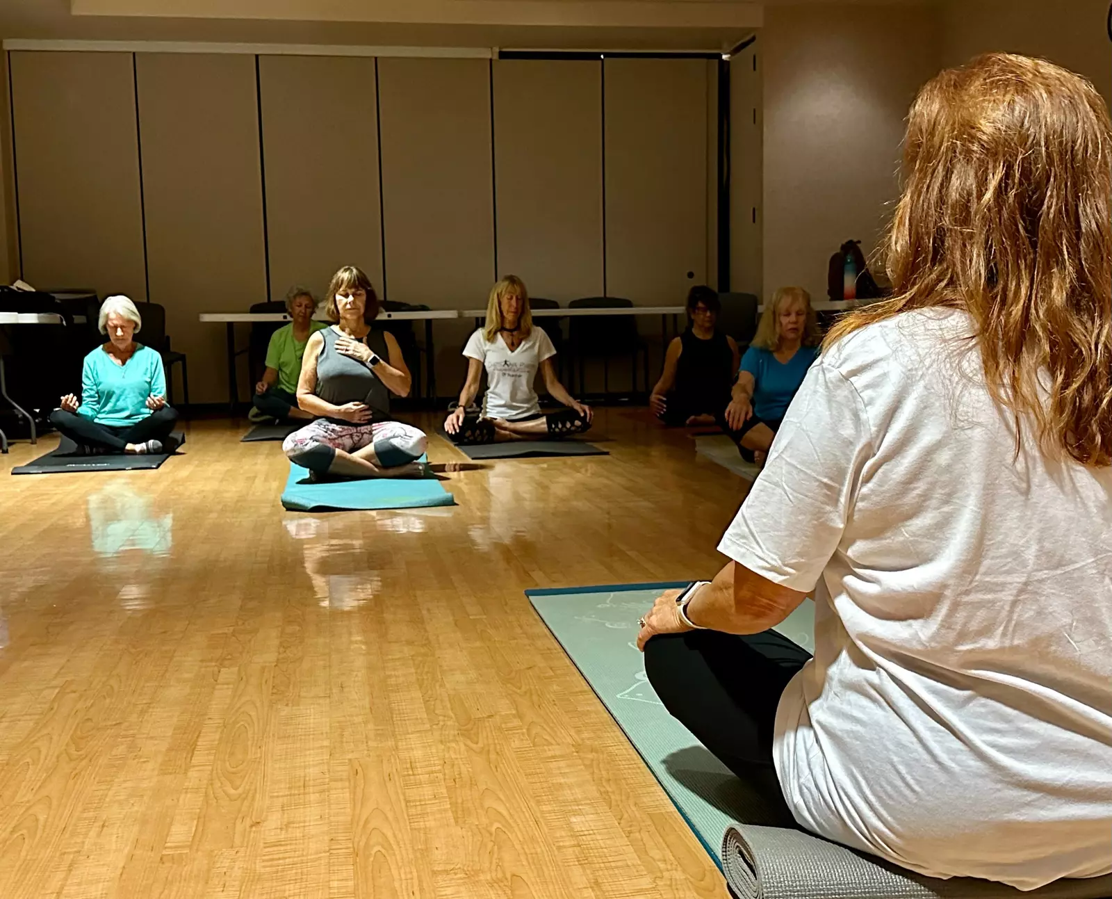 Oncology yoga class at AdventHealth Palm Coast