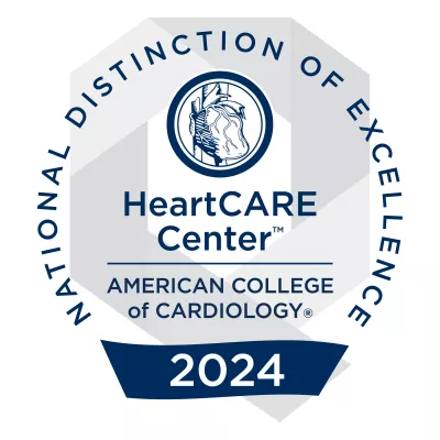2024 American College of Cardiology HeartCARE™ Center Designation.