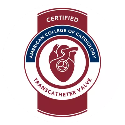 AdventHealth is a certified organization for Transcatheter Valve procedures by The American College of Cardiology