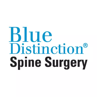 Blue Distinction Spine Surgery Award logo.