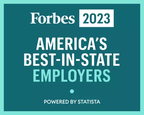 Forbes 2023 America's Best-in-State Employers Award Logo