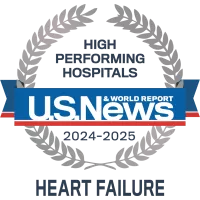 Adventhealth Orlando is recognized by U.S. News & World Report as a nationally rated leader in heart failure care.