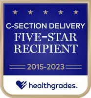 5 star award for c-section delivery badge