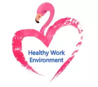Health Work Environment logo.