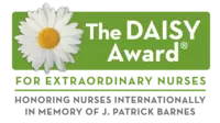 The Daisy Award Logo for Extraordinary Nurses in memory of J Patrick Barnes