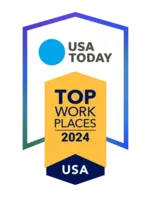 USA Today Top Workplaces for 2024 award logo.